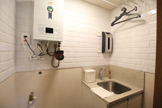 Área de Serviço de apartamento à venda com 1 quarto, 53m² em Rio Branco, Porto Alegre