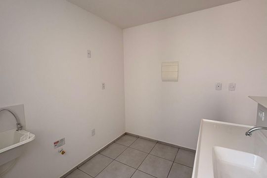 Cozinha de apartamento para alugar com 2 quartos, 40m² em Lorena Park, Goiânia