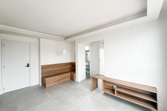Sala/Cozinha de apartamento para alugar com 1 quarto, 34m² em Santana, São Paulo
