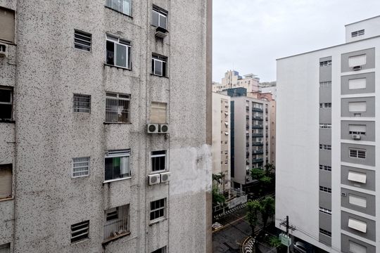Vista da Área de Serviço de apartamento para alugar com 1 quarto, 45m² em Boqueirão, Santos