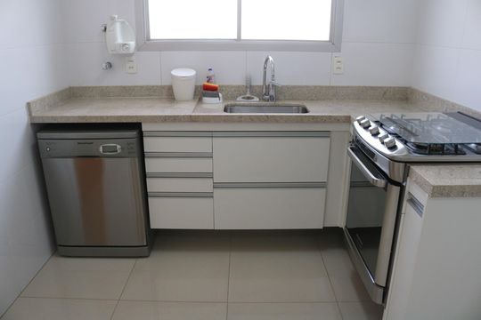 Cozinha de apartamento à venda com 3 quartos, 110m² em Lapa, São Paulo