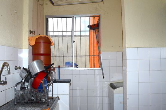 Cozinha e Área de Serviço de apartamento à venda com 2 quartos, 49m² em Goiânia, Belo Horizonte