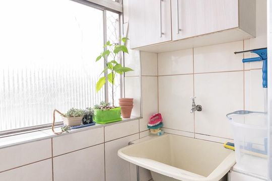 Área de Serviço de apartamento à venda com 2 quartos, 56m² em Chácara Cruzeiro do Sul, São Paulo