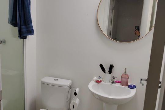 Banheiro de apartamento para alugar com 2 quartos, 66m² em Vila Cruz das Almas, São Paulo
