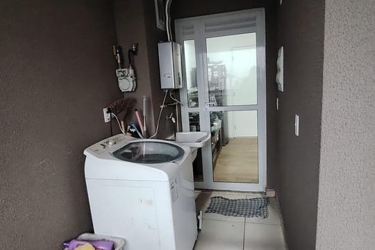 Área de serviço de apartamento para alugar com 2 quartos, 66m² em Vila Cruz das Almas, São Paulo