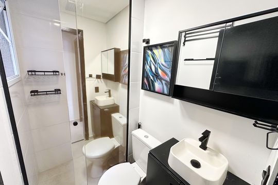 Banheiro de apartamento à venda com 1 quarto, 70m² em Tucuruvi, São Paulo
