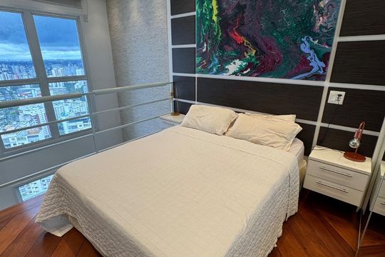 Quarto de apartamento à venda com 1 quarto, 48m² em Vila Andrade, São Paulo
