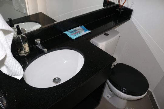 Banheiro de kitnet/studio à venda com 1 quarto, 30m² em Bom Retiro, São Paulo
