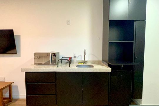 Cozinha de kitnet/studio à venda com 1 quarto, 30m² em Perdizes, São Paulo