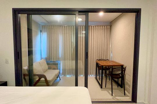 Varanda de kitnet/studio à venda com 1 quarto, 30m² em Perdizes, São Paulo