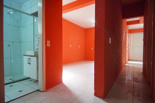 Cozinha de apartamento para alugar com 2 quartos, 60m² em Duque de Caxias, São Leopoldo