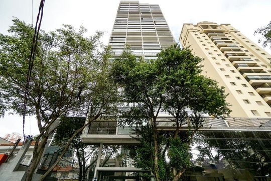 Fachada  de kitnet/studio à venda com 1 quarto, 23m² em Vila Azevedo, São Paulo