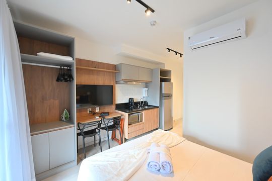 Sala/Quarto de kitnet/studio à venda com 1 quarto, 28m² em Vila Clementino, São Paulo