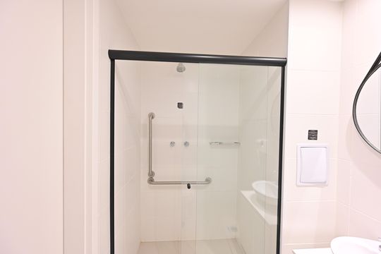 Banheiro Social de kitnet/studio à venda com 1 quarto, 28m² em Vila Clementino, São Paulo