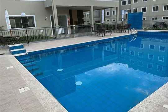 Área externa de apartamento para alugar com 2 quartos, 44m² em Guaratiba, Rio de Janeiro
