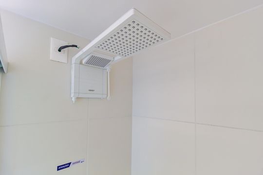 Detalhe - Banheiro de kitnet/studio à venda com 1 quarto, 25m² em Vila Prudente, São Paulo