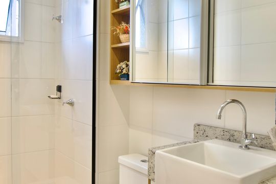 Banheiro de apartamento para alugar com 3 quartos, 79m² em Nova Suíça, Belo Horizonte