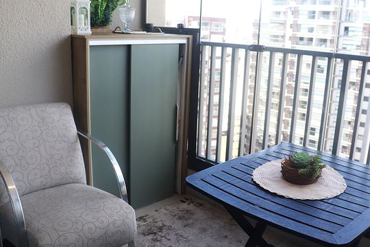Varanda de kitnet/studio à venda com 1 quarto, 24m² em Bela Vista, São Paulo