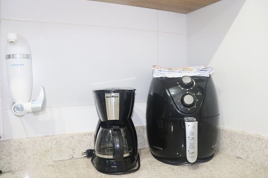 Cozinha de kitnet/studio à venda com 1 quarto, 24m² em Bela Vista, São Paulo