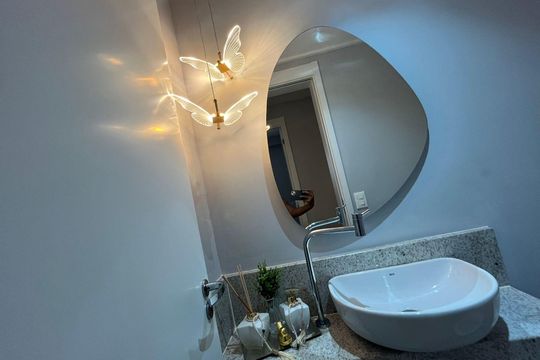 Banheiro de apartamento à venda com 4 quartos, 106m² em City América, São Paulo