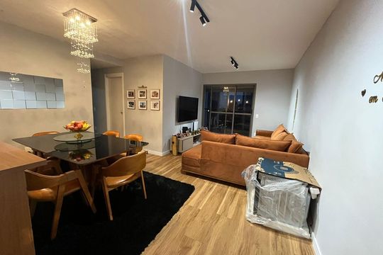 Sala de apartamento à venda com 4 quartos, 106m² em City América, São Paulo