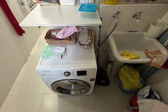 Área de Serviço de apartamento à venda com 3 quartos, 77m² em Casa Branca, Santo André