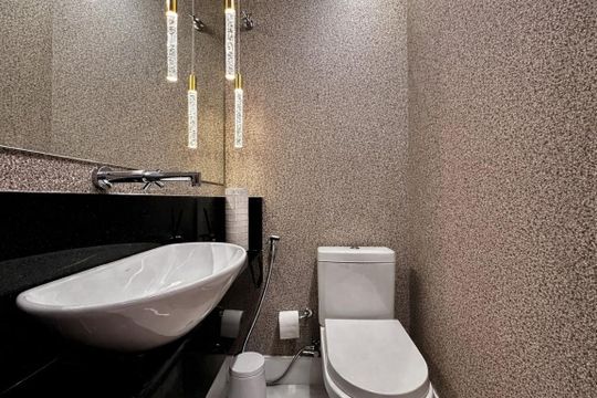Banheiro de apartamento à venda com 1 quarto, 82m² em Cidade Monções, São Paulo