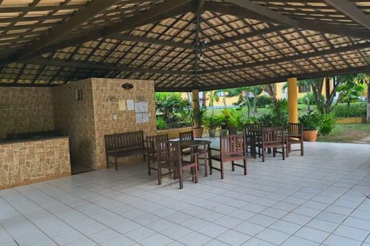 Área externa de casa de condomínio para alugar com 3 quartos, 90m² em Itapuã, Salvador