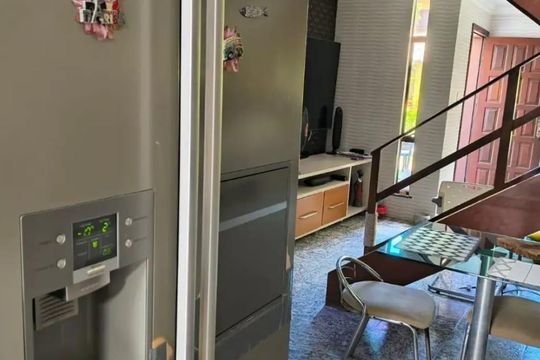 Cozinha de casa de condomínio para alugar com 3 quartos, 90m² em Itapuã, Salvador