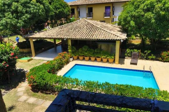 Área externa de casa de condomínio para alugar com 3 quartos, 90m² em Itapuã, Salvador