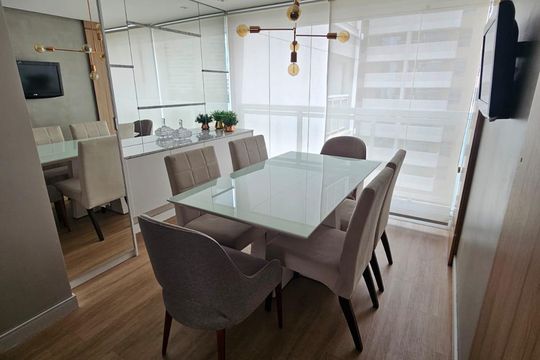 Sala de jantar de apartamento à venda com 2 quartos, 85m² em Pinheiros, São Paulo