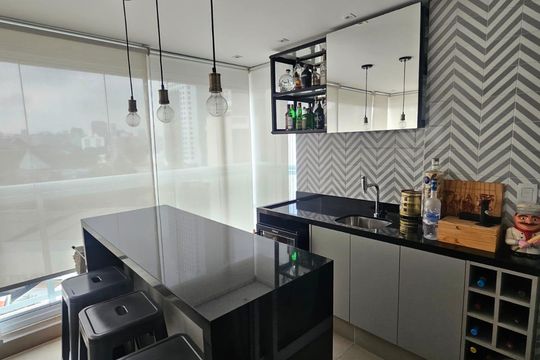 Copa de apartamento à venda com 2 quartos, 85m² em Pinheiros, São Paulo