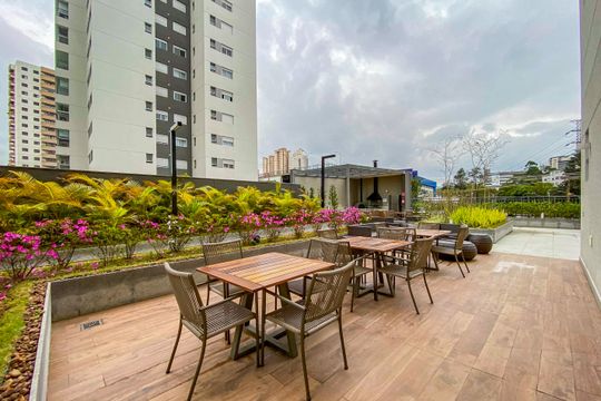 Churrasqueira de apartamento à venda com 3 quartos, 113m² em Vila Assunção, Santo André