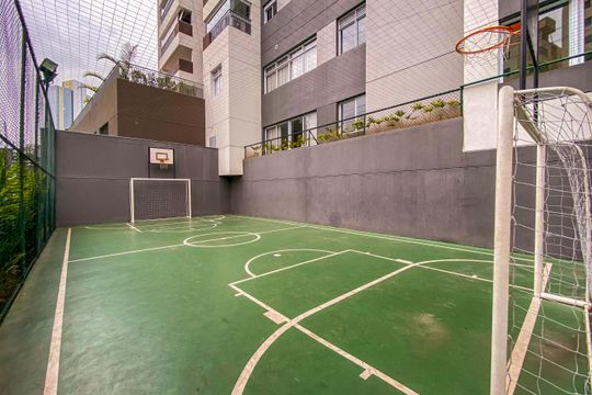 Quadra Esportiva de apartamento à venda com 3 quartos, 113m² em Vila Assunção, Santo André