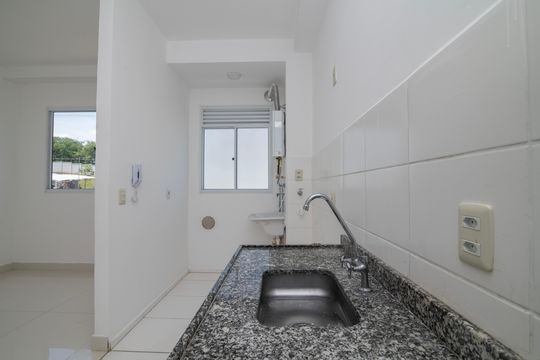 Cozinha de apartamento para alugar com 2 quartos, 43m² em Jardim das Flores, Hortolândia