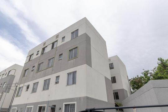 Fachada do bloco de apartamento para alugar com 2 quartos, 43m² em Centro, Ribeirão das Neves