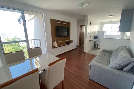 Sala de apartamento para alugar com 2 quartos, 52m² em Palmares, Belo Horizonte
