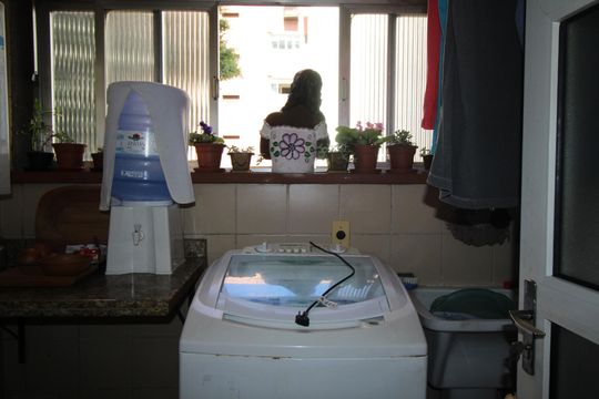 Área de Serviço de apartamento à venda com 3 quartos, 90m² em Chácara das Pedras, Porto Alegre