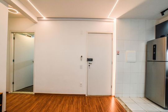 Sala de apartamento para alugar com 1 quarto, 50m² em Jardim Monte Libano, Santo André