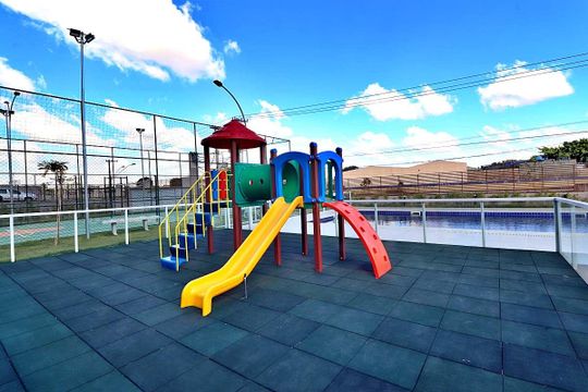 Área comum - Playground de apartamento para alugar com 1 quarto, 50m² em Jardim Monte Libano, Santo André