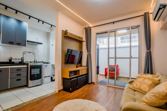Apartamento para alugar com 1 quarto, 50m² em Jardim Monte Libano, Santo André