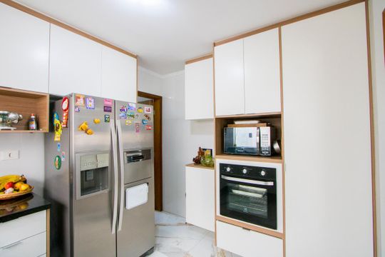 Cozinha de apartamento para alugar com 3 quartos, 205m² em Vila Valparaíso, Santo André