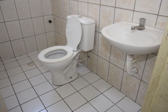 Banheiro de casa para alugar com 1 quarto, 60m² em Parque Novo Santo Amaro, Embu das Artes