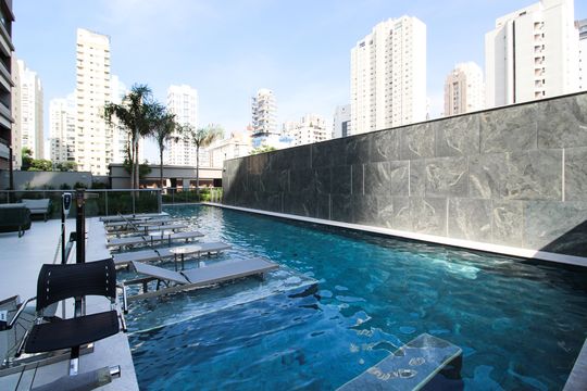 Área comum - Piscina de kitnet/studio à venda com 1 quarto, 41m² em Planalto Paulista, São Paulo