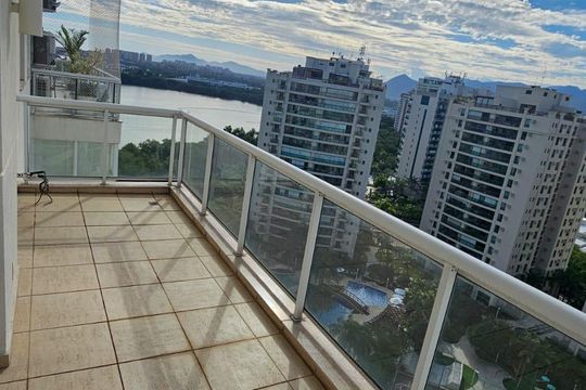 Varanda de apartamento à venda com 2 quartos, 74m² em Barra da Tijuca, Rio de Janeiro