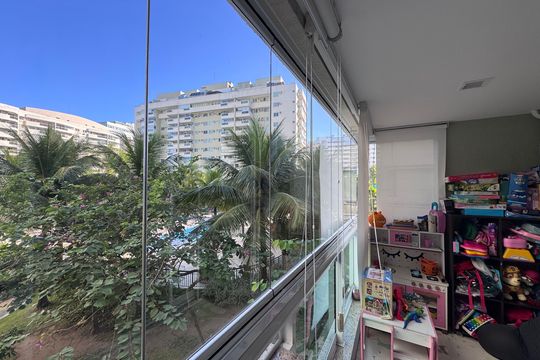 Varanda de apartamento à venda com 3 quartos, 83m² em Barra da Tijuca, Rio de Janeiro