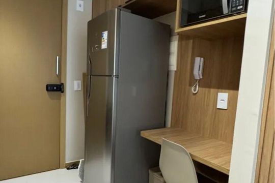 Cozinha de apartamento para alugar com 1 quarto, 39m² em Barra, Salvador