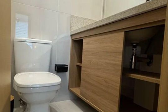 Banheiro de apartamento para alugar com 1 quarto, 39m² em Barra, Salvador