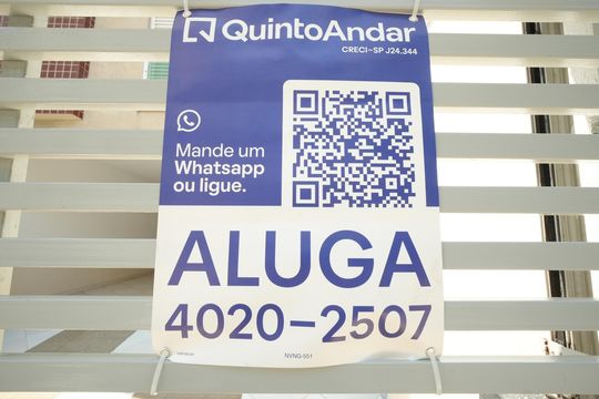 Placa de apartamento para alugar com 2 quartos, 56m² em Vila Alpina, Santo André