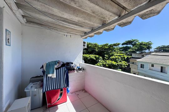Varanda de apartamento à venda com 2 quartos, 40m² em Recreio dos Bandeirantes, Rio de Janeiro